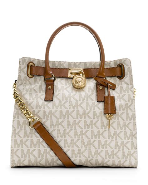 michael kors soft leather handbag|michael kors hamilton tote large.